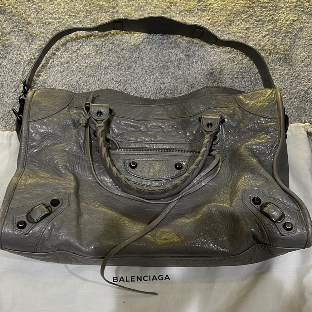 Balenciag City Bag Grey